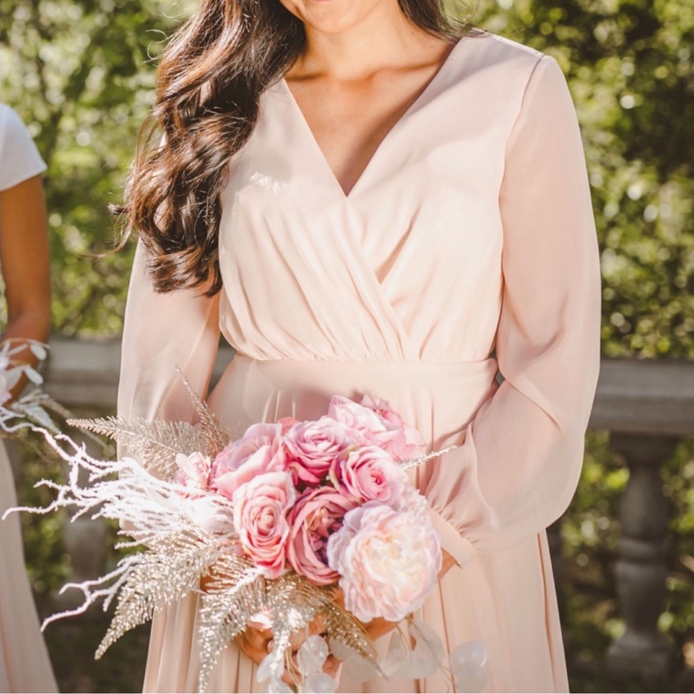 New Revelry Long sleeve formal dress!